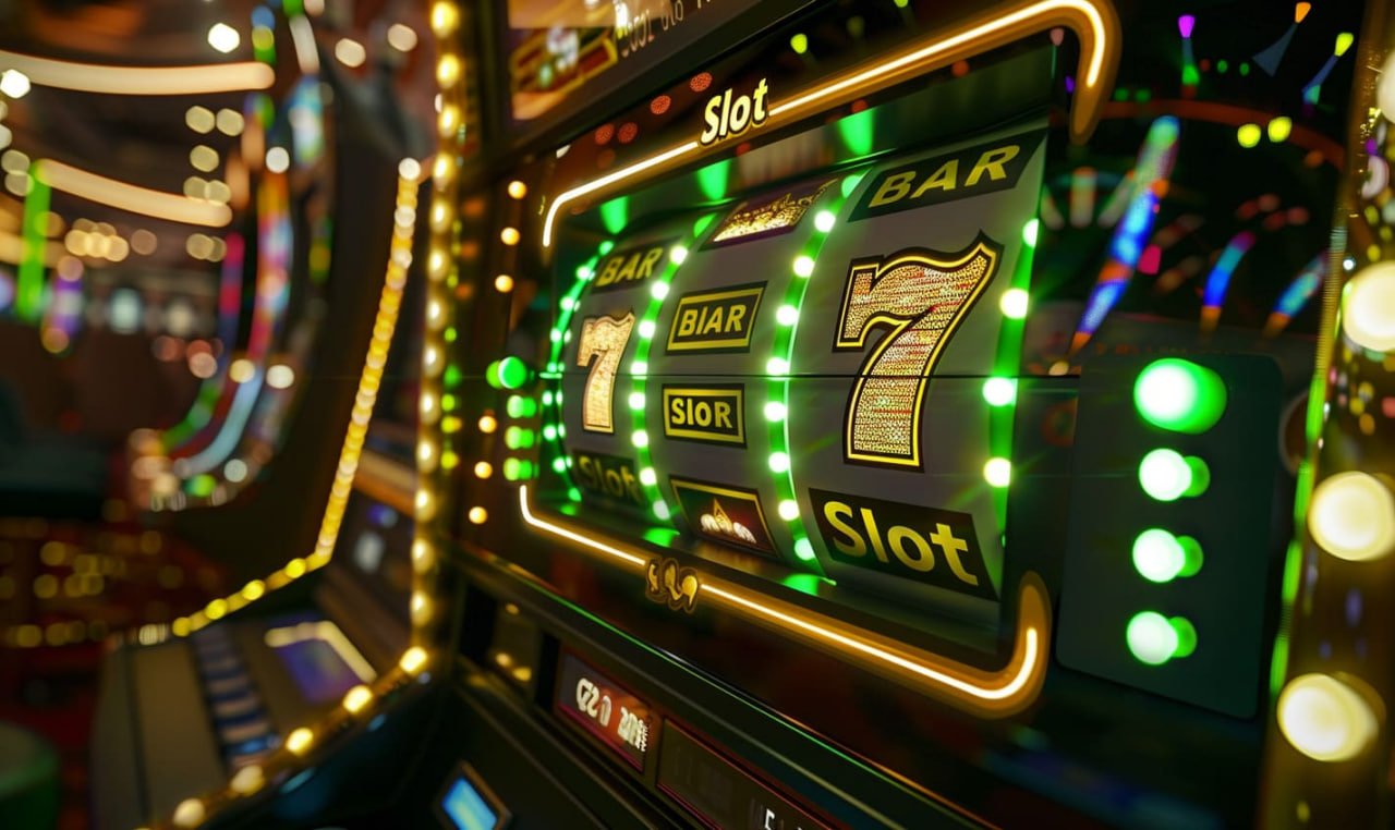 cv55vip မိုဘိုင်းအက်ပ် smartphone screen ပေါ်တွင် slot game ကစားနေသည့် မြင်ကွင်း